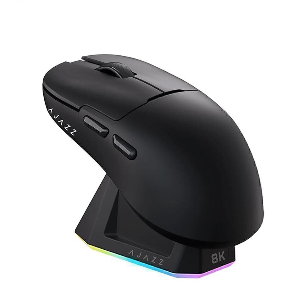موس گیمینگ بی سیم ایجز به همراه داک شارژ مدل Ajazz AJ159 Pro 8K 